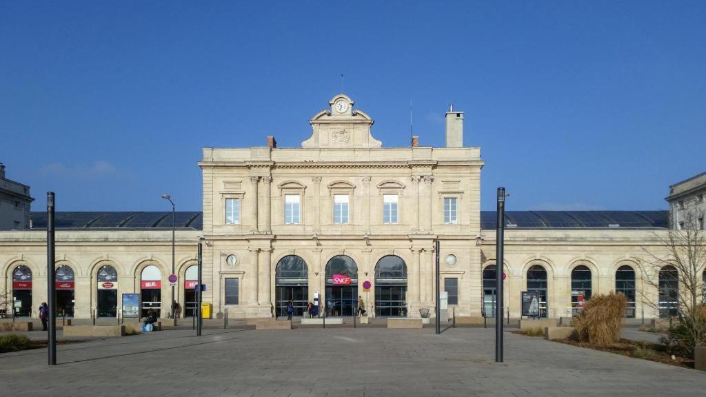 Charmant Studio Proche Gare Centre, Centre Ville Et Lycee Roosevelt Reims Exterior foto